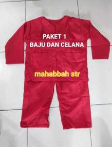 Baju Pangsi Betawi Anak anak Lengkap Bonus kalung si patung