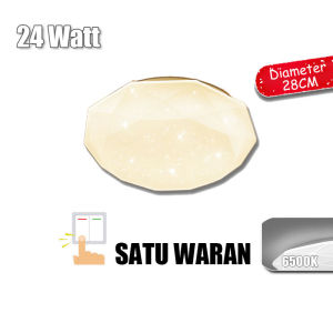 STARLIGHT  Lampu Plafon Ceilling Diamond 24Watt 36Watt 3 Warna Lampu Hias Plafon Ruang Tamu / Lampu Kamar Tidur/Lampu Dapur