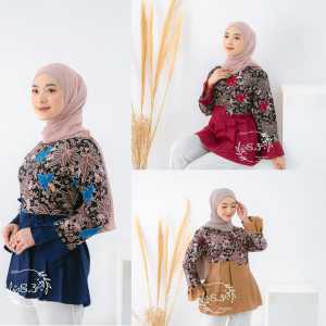 Atasan Batik Wanita Modern 2021