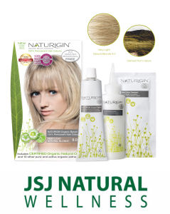 NATURIGIN (9.0 VERY LIGHT NATURAL BLONDE) 100% Permanent Organic Hair Colour JSJ Natural Wellness