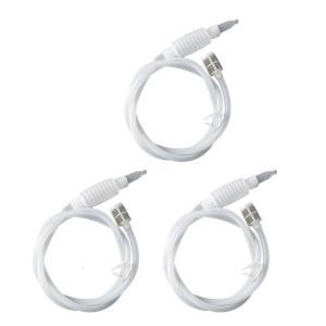 Pack of 3 Auto Suction Beer Dispenser Filters Wine Siphon Tube for Efficient Sediment Removal in Homes and Restaurants