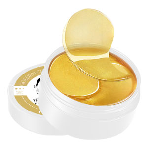 FATAZEN 60pcs Golden Gel Pads For Dark Circle Hydrogel Crystal 24K Gold Collagen Korean Organic Eye Mask Under Eye Patch