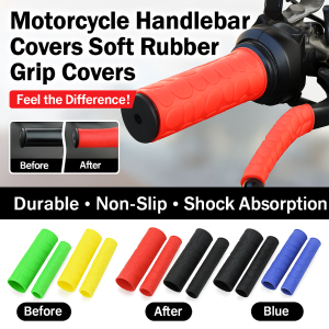 Electric car motorcycle antislip handlebar rubber cowl grip cover