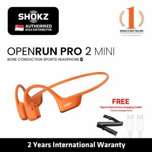 Shokz OpenRun Pro 2 Mini Bone Conduction Sports Headphone - Orange