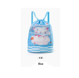 Children Swim Bag Wet & Dry Separation Storage Cartoon Beach Backpack Waterproof Swimming Bag HH310