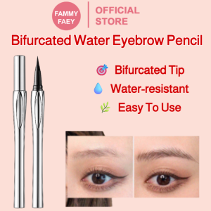 【FAMMY FAEY】New Upgraded Two-Pronged Eyebrow Pencil Waterproof and Clear Eyebrow二叉定位水眉笔