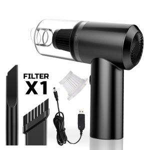 9000Pa Mini Cordless 2in1 Vacuum Cleaner Rechargeable & Portable Wireless Car Vacuum Room Vakum Kereta 吸尘机车用