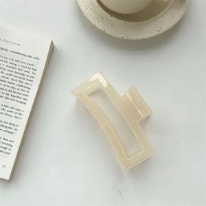STAR FRUIT Barrettes vuông Barrettes Acrylic kẹp hàm thời trang kiểu tóc Essential Phụ kiện tóc
