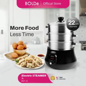 BOLDE Electric Steamer 3S MCP-22 - Multifunction Electric Food Steamer stainless Steel Pot SUS 304