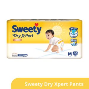Sweety Bronze Pants Dry Expert Size M32 Popok Bayi Sekali Pakai  Model Celana