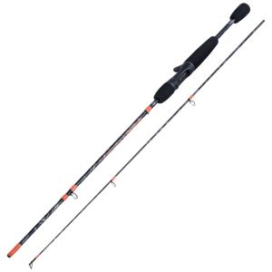 Sougayilang เบ็ดตกปลา 1.5 ม. 2 ส่วนที่จับสบายปั่นเบ็ดตกปลาคาร์บอนไฟเบอร์เบาเป็นพิเศษความแข็งสูงพลังงาน ML เบ็ดตกปลาหล่อสำหรับน้ำจืดและน้ำเค็