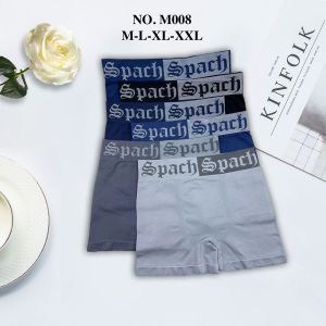 6 pcs | Boxer SPACH M008 Seamless Celana Dalam Pria Dewasa