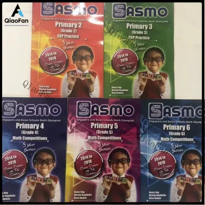 [Qiafa][5 Books Collection ] SASMO Math Competition Primary 2-primary 6