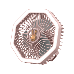 Kipas Angin Portable Mini KELE 2025 - Sirkulator Udara USB Meja 3 Speed Adjustable Kipas Senyap Penghemat Listrik dengan Fitur LED