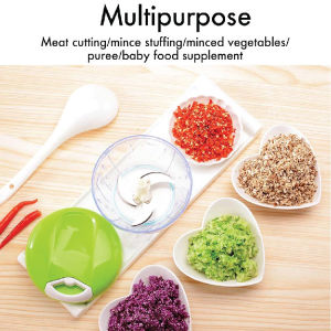 Manual Hand Pull Type Minced Speedy Chopper Garlic Meat Grinder Cutter/Pemotong Sayur Manual