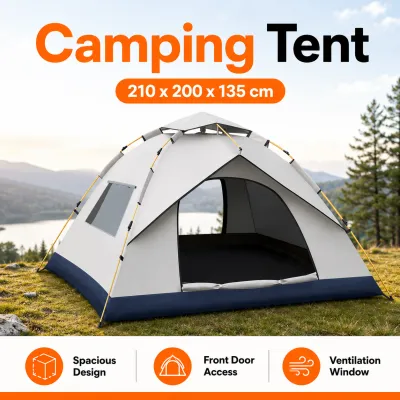 🇸🇬 Camping Tent Pop-up Tent 210*210*135CM / Portable Outdoor Folding Camping Tent / picnic beach tent / Pop-up Outdoor Tent