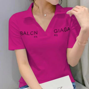 เสื้อยืดผู้หญิงสไตล์ยุโรปสีขาวทรงซับซ้อนและเนื้อผ้าบาง