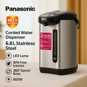 PANASONIC Hot Water Dispenser Stainless Steel 6.8L Thermo Pot Thermo Flask Electric Kettle Water Dispenser