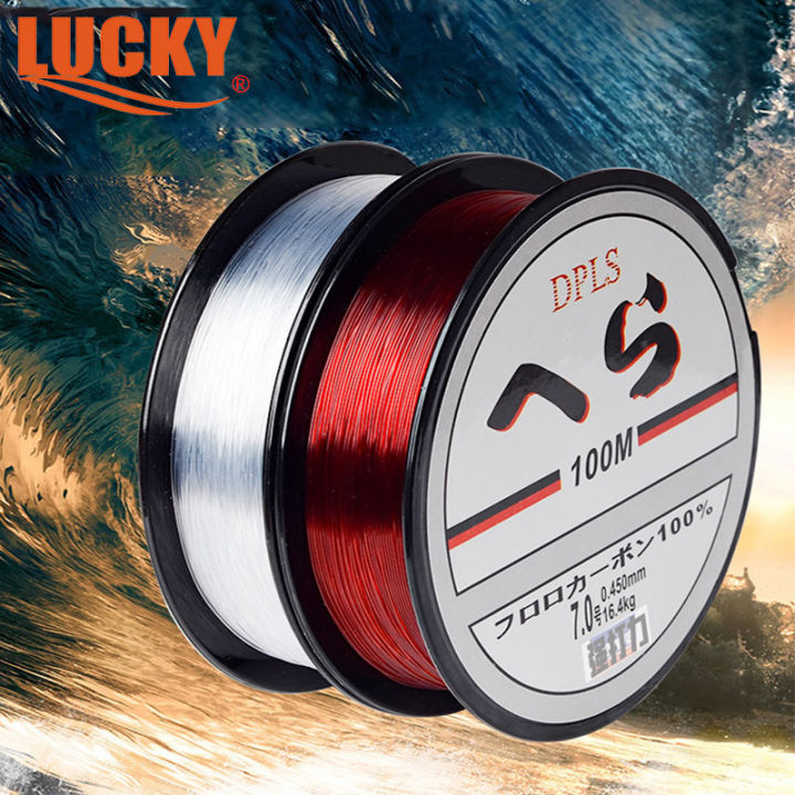 Daiwa 2kg-20kg Power 2LB - 40LB Japan Super Strong 100m Nylon Fishing Line  Clear Red Freshwater And Saltwater