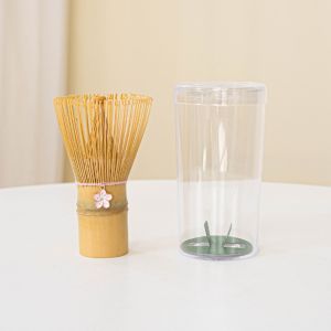 PRIMEPICKGLOBAL Multifunctional Matcha Whisk Bamboo Japanese Tea Set Chasen Traditional Reusable Bamboo Brush for Tea Lovers