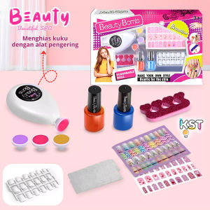 [KST] Mainan Kuku Salon Anak Nail Spa Beautiful Beauty Bomb 21pcs Anak Perempuan Kado Ulang Tahun