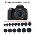JJC Snap-on Lens Cap Camera Front Lens Cover for Any Lens with Different Diameter Filter Thread Replaces Original Cap with Free Lens Cap Keeper. 
