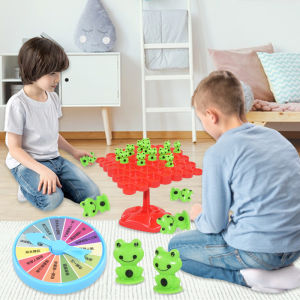 ต้นไม้สมดุลกบ แบบตั้งโต๊ะ เกมครอบครัว ของเล่นแบบโต้ตอบ เกมกระดาน ฝึกสมาธิ ของเล่นเพื่อการศึกษา