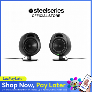 SteelSeries Arena 3 Full Range 2.0 Gaming Speaker System with Multifunctional Button 3.5 mm Audio (61534)