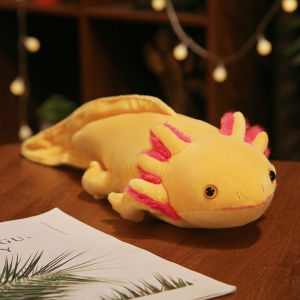 Big Size Kawaii Colorful Axolotl Plush Toy Stuffed Ambystoma Simulation Salamander Fish Appease Pillow Creative Cushion Gift2026