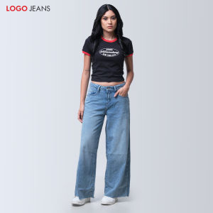 Logo Jeans Kaos Wanita Jesse Black 12870L4BK