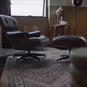 UrbanSpace SG- ChairSingle-seater Leather SofaLight Luxury Eames Designer Leisure ChairNordic Rotatable Lazy