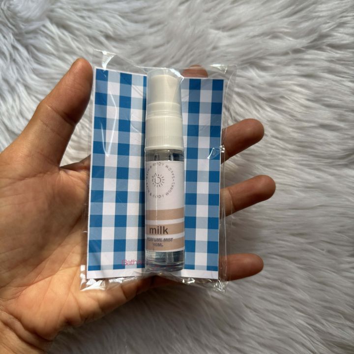 1pc Original 10mL BBW MILK Fragrance Mist | Sampler BBW MILK Perfume ...