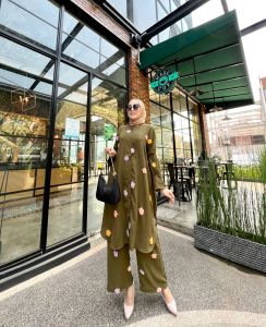 Zahira1808 Sale Idul Adha Cuci Gudang Juni Berkah Haira Set Tunik Kulot Bahan Puff Embroideri Dress Atasan Wanita Long Dress Busui Terbaru Terlaris Bahan Ceruty Baby Doll Best Seller