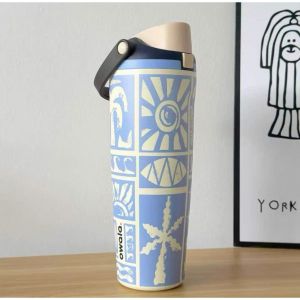 Owala Vintage Surf Collab FreeSip 30oz Stainless Water Bottle BPA Free Leak Proof Dual Sip Tumbler