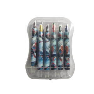 RTW School supplies 24PCS non toxic vivi color twistable wax crayon custom rolling up crayon