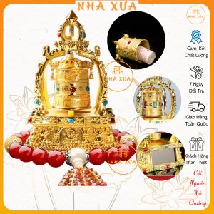 Tượng Chuông Đồng Kinh Luân Cao Cấp Để Ban Thờ Taplo Xe Hơi