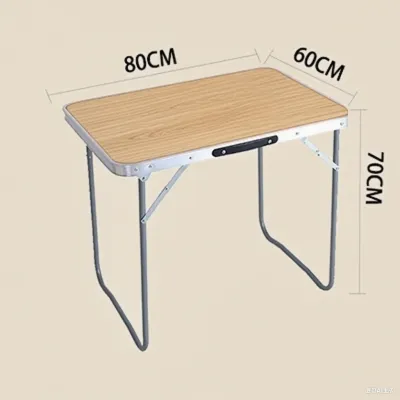 Outdoor Portable Table Camping Home Folding Table Portable Waterproof And Oil-proof Iron Table Outdoor Picnic