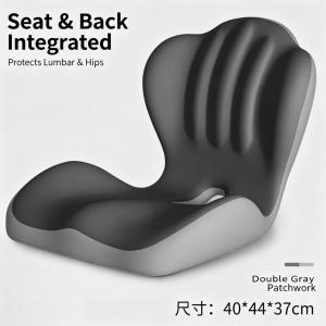 Memory Foam Lumbar Support Pillow | Ergonomic Car Seat Back Cushion for Office Chair Pain Relief
