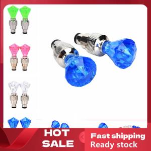 🚚【Local Express Delivery】🚚 bluesea 2x LED Motorcycle Cycling Bike Bicycle Wheel Tire Valve Flashing Light Car Lamp