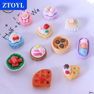 [COD] ZTOYL 10ชิ้นบ้านตุ๊กตาอาหารขนาดเล็กของเล่นตกแต่งห้องครัวอุปกรณ์เสริมสำหรับเด็กเล่นตุ๊กตา