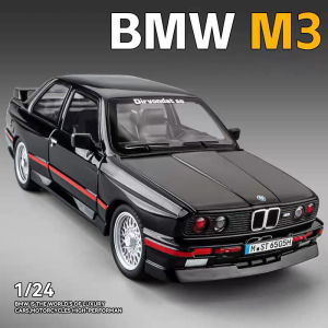 1:24 Scale BMW M3 E60 Alloy Car Model Diecast Car Sound Light Car Lovers Collection Kids Birthday Gift Metal Boys Toys