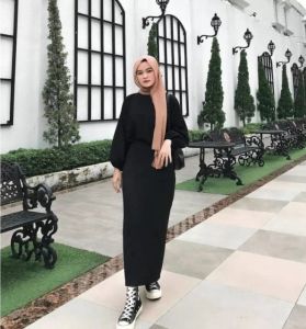 ROK WANITA SPAN PREMIUM QUALITY ROK KNITED ROK TARTAN / KOTAK - KOTAK