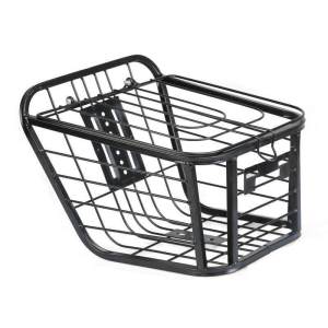 Bicycle Rear Basket Smooth Welding No Burrs Large Capacity Rear Rack Basket Strong Load-bearing