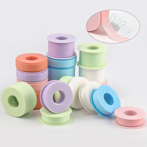OMQAIO 5 Rolls Vải không dệt Băng keo dán mi bằng gel silicone siêu nhỏ Đa năng Thoáng khí Dụng cụ trang điểm nối mi Bảo vệ Chống dị ứng Miếng dán vùng dưới mắt chống nhạy cảm dành cho lông mi