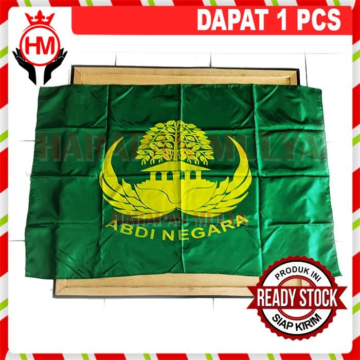 Bendera Logo Abdi Negara Korpri Bendera Korpri Warna Hijau Bendera Logo