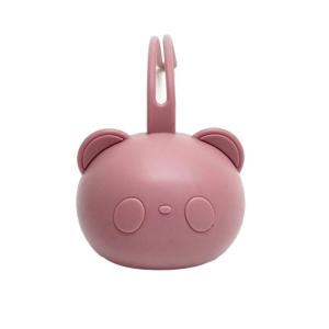 Portable Bear Pacifier Storage Container Case Silicone Dummy Box Dustproof Protectors Pacifier Storage Bag for Babies
