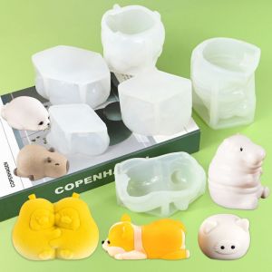 BAGUO(霸果) สร้างสรรค์และสร้างสรรค์ แม่พิมพ์ขนมอบ รูปร่างสัตว์น่ารัก น่ารักมากๆ แม่พิมพ์พุดดิ้งใส ไม่ซ้ำใคร นุ่มนุ่มๆ แม่พิมพ์ตกแต่งเค้ก เครื่องมืออบขนม