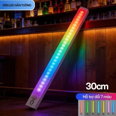Đèn LED Cảm Biến Chuyển Động Có Thể Sáng Liên Tục Và Cảm Biến Dán Tường Hành Lang Cầu Thang Tủ Đồ