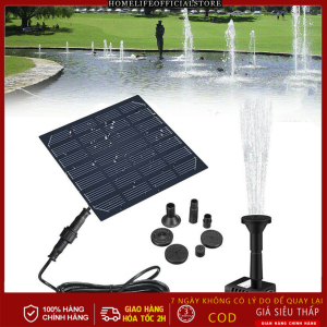 【Vận chuyển nhanh】Đài Phun Nước Chạy Bằng Năng Lượng Mặt Trời Cho Sân Vườn Ao Hồ Bơi - Máy Phun Nước Có Đầu Bơm & Phun Trang Trí Bể Cá
