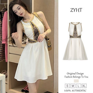 Zyht của phụ nữ ăn mặc Apricot ăn mặc váy chữ A váy công sở Đầm công sở lxury Dresses ĐẦM CƯỚI tham dự trang phục váy dự tiệc Váy dạ hội 10736